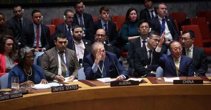 "Russia and China Veto US-Led UN Resolution for Gaza Ceasefire"
