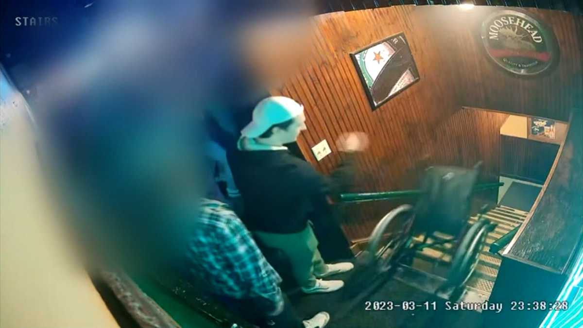 Controversy Erupts Over College Hockey Player Pushing Empty Wheelchair Down Stairs