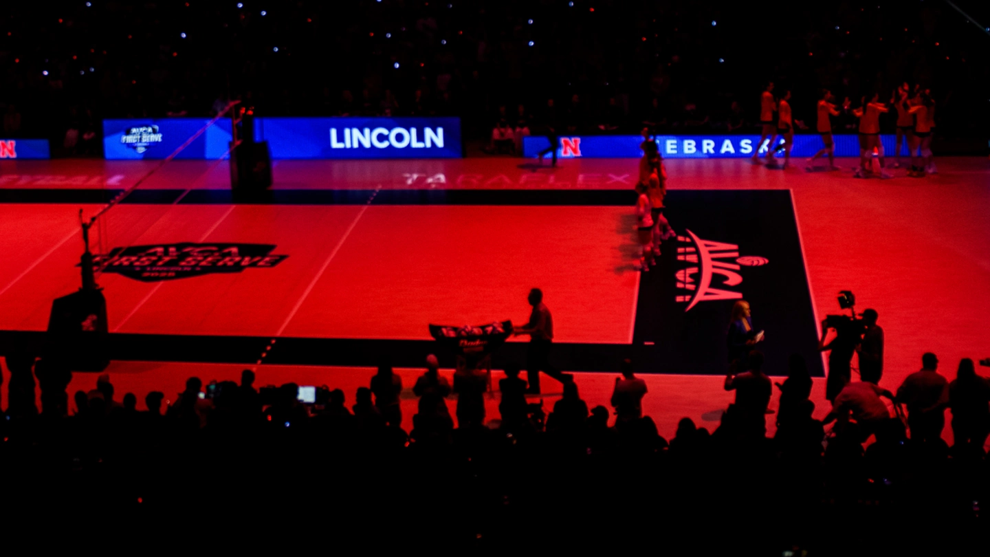 Featured image for No. 3 Pitt Volleyball Loses to No. 1 Nebraska in Season Opener