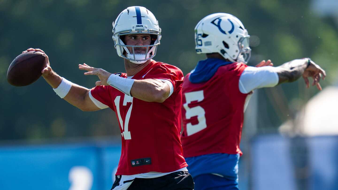 Featured image for Colts Coach Shane Steichen Prefers Quick Resolution in QB Battle
