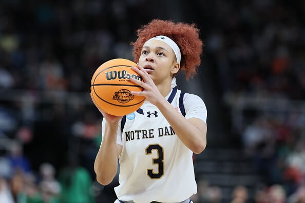 Featured image for "Controversy at Sweet 16 as ND star Hidalgo forced to remove nose ring"