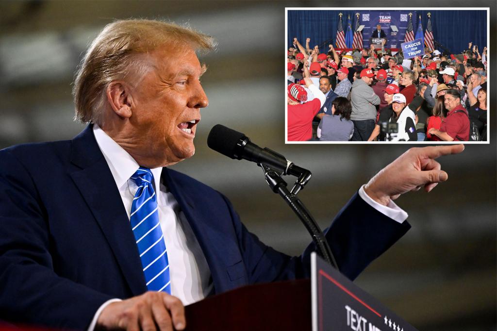 "Trump Rally: Supporters Force Protesters Out in Las Vegas"