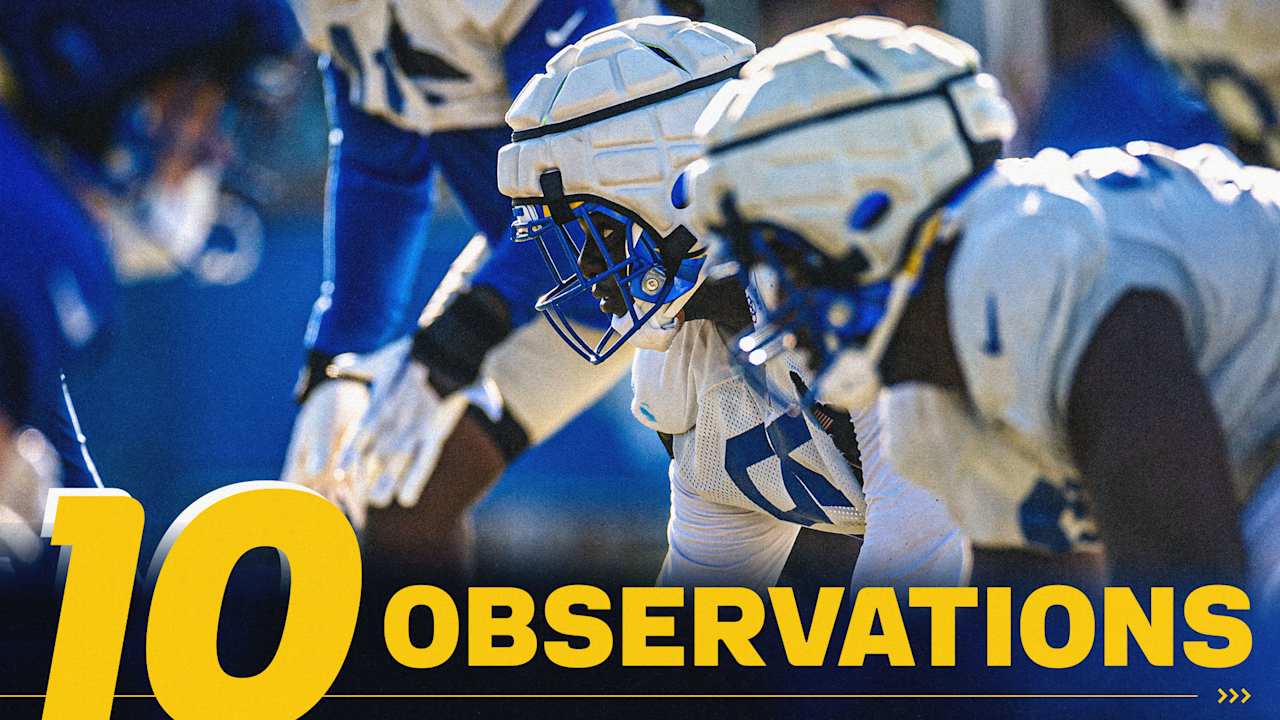Day 5 of Rams Training Camp Highlights Poona Ford and Puka Nacua's Playmaking