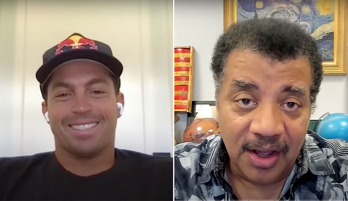 "Kai Lenny and Neil deGrasse Tyson Dive into the Physics of Big Wave Surfing"