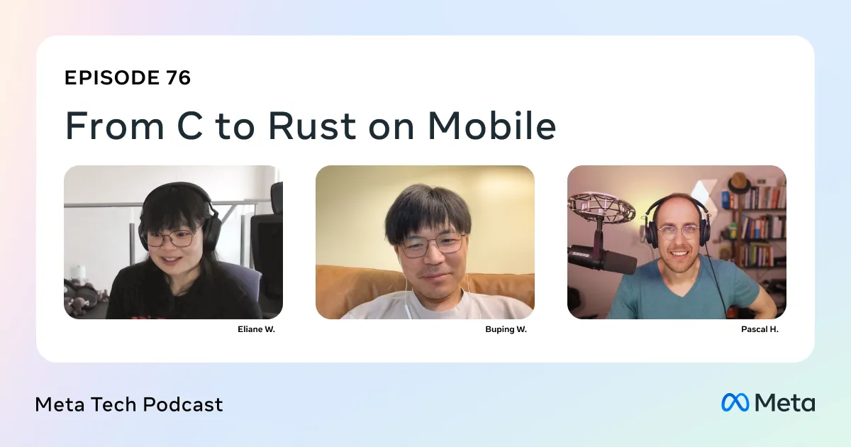 Featured image for Meta shifts from C to Rust for mobile development