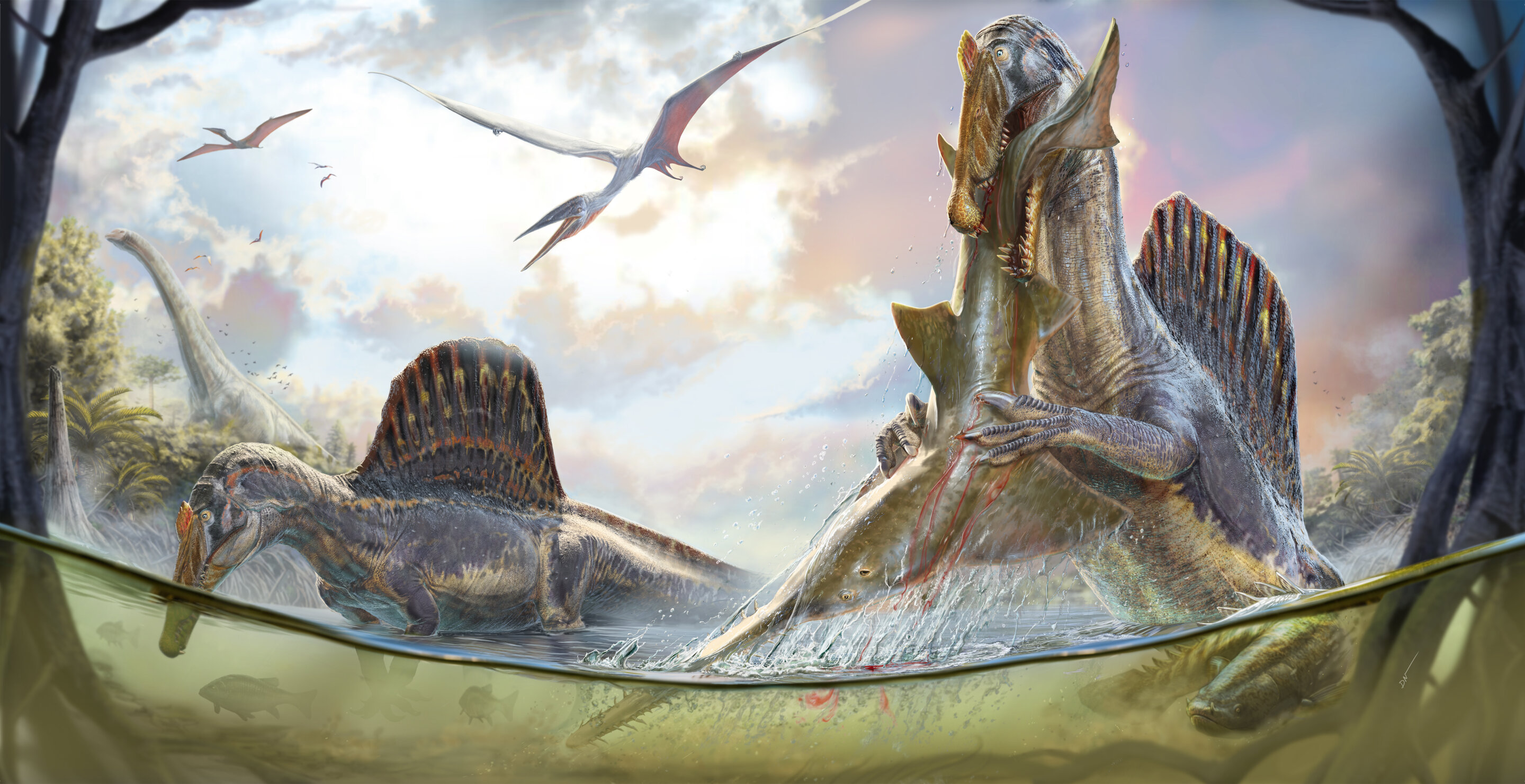 Featured image for "Reevaluating Spinosaurus: Uncovering the Truth About Its Aquatic Abilities"