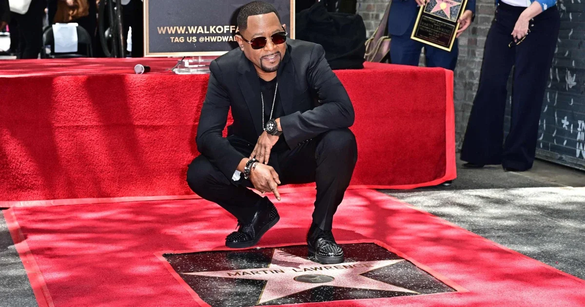 Martin Lawrence Honored with Hollywood Walk of Fame Star