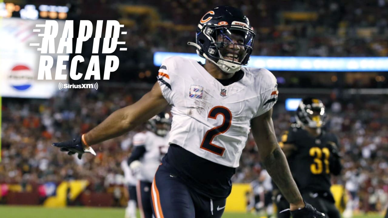 "DJ Moore and Justin Fields Dominate as Bears Crush Commanders 40-20"