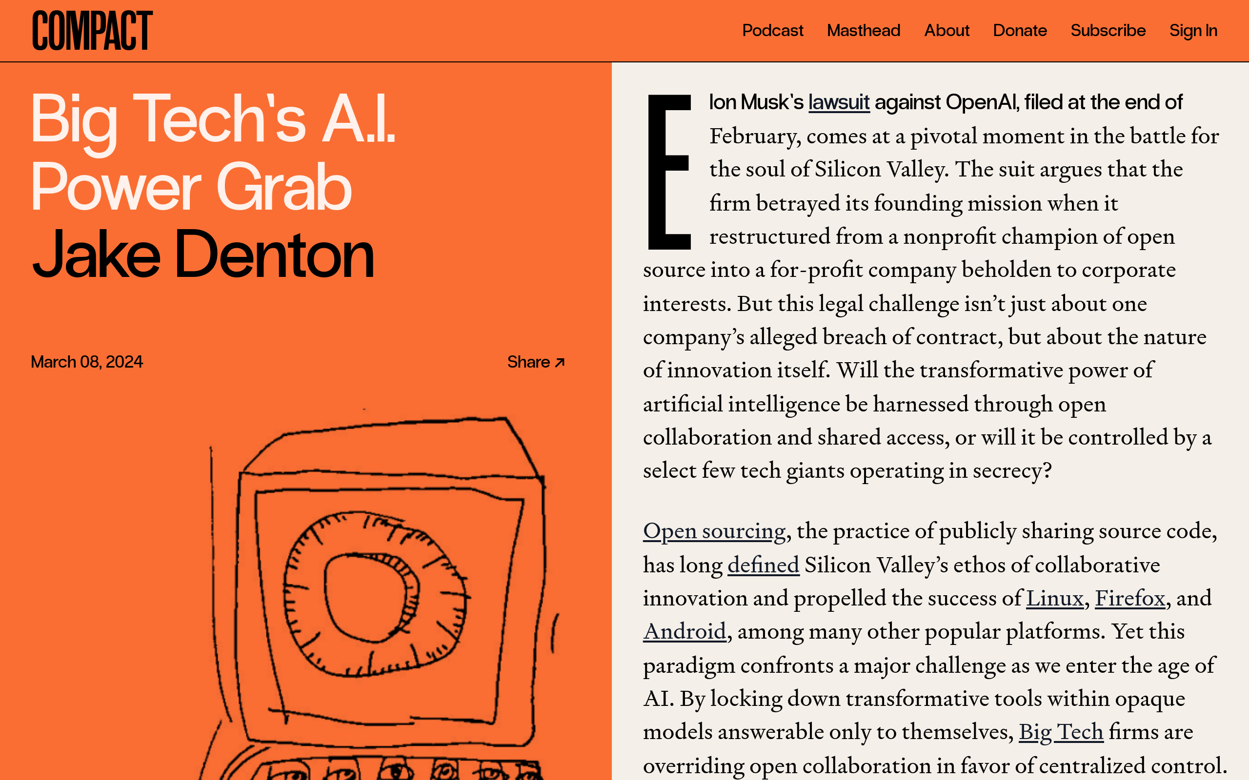 "OpenAI's Funding Struggles and Elon Musk's Influence on A.I."