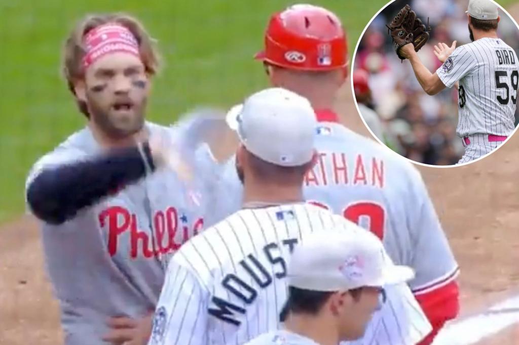 Bryce Harper's Explosive Ejection and Feud with Rockies.