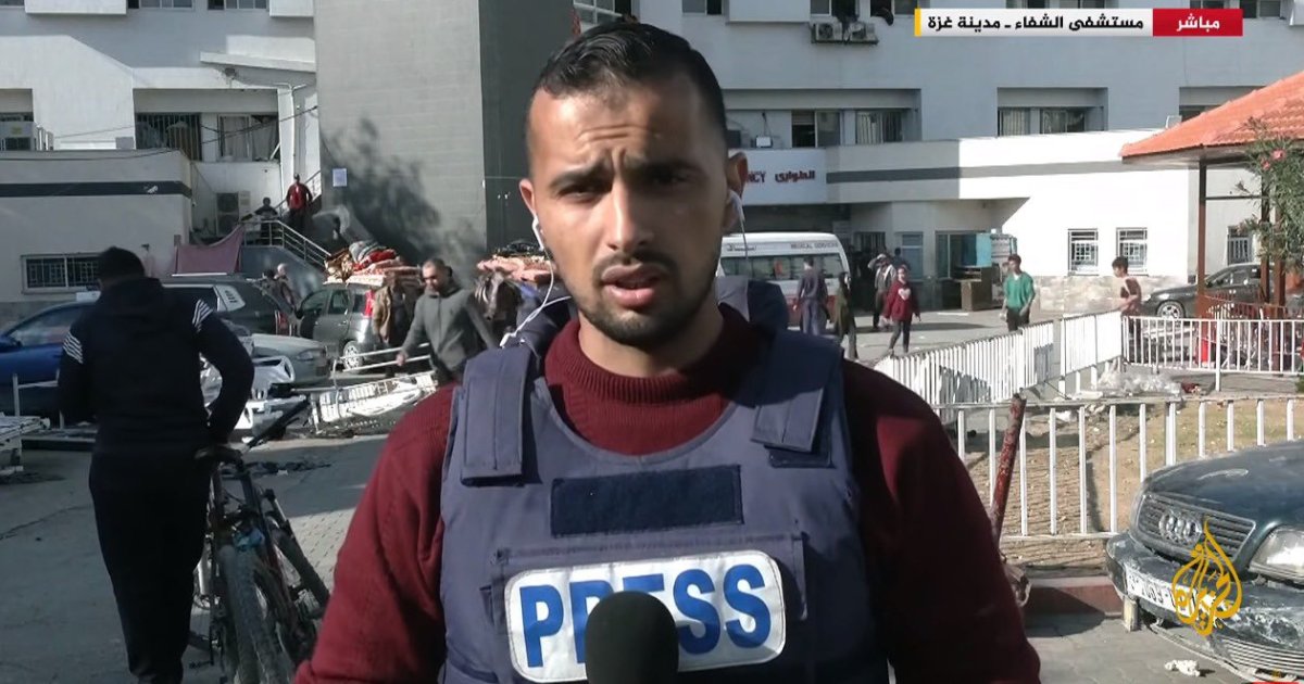 Israeli Forces Raid Gaza's Al-Shifa Hospital, Arrest Journalist