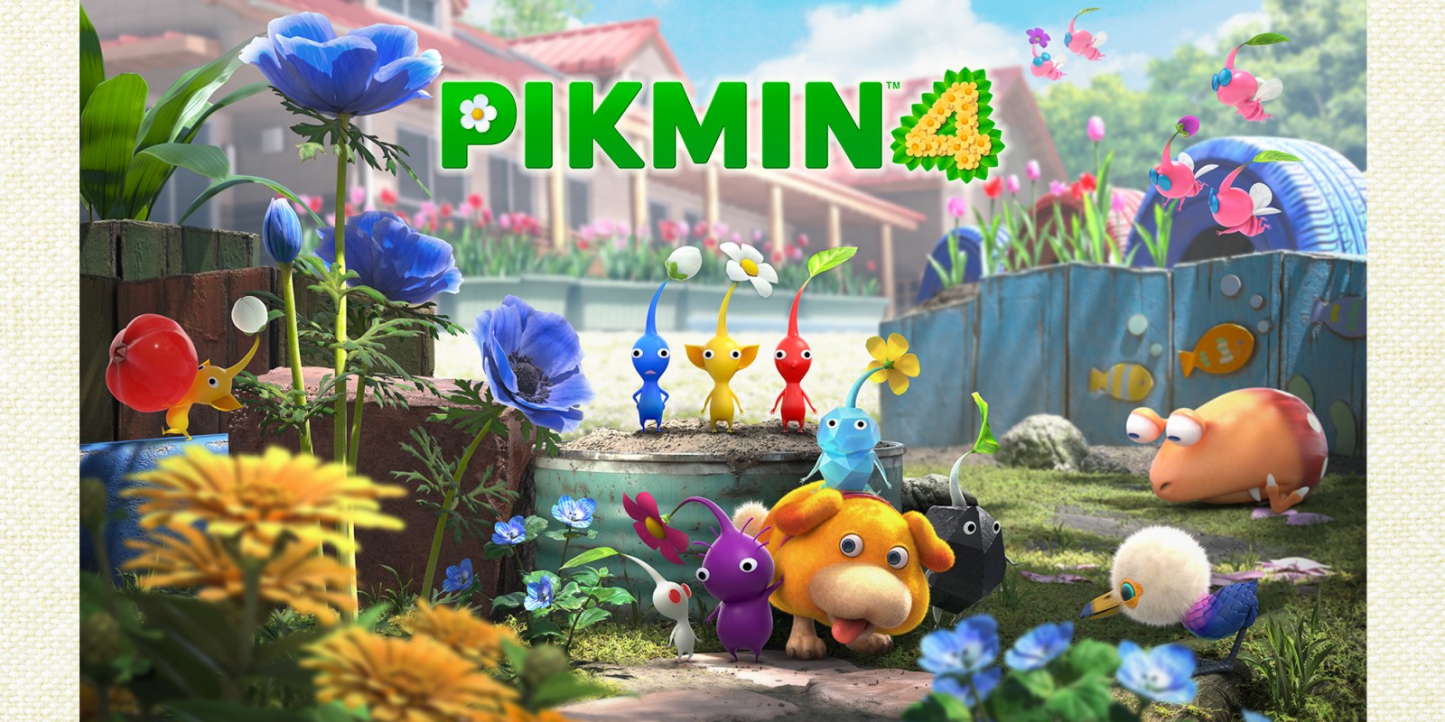 "Pikmin 4: Split-Screen Battles and Unreal Engine Technology Revealed in Japan Download Cards"