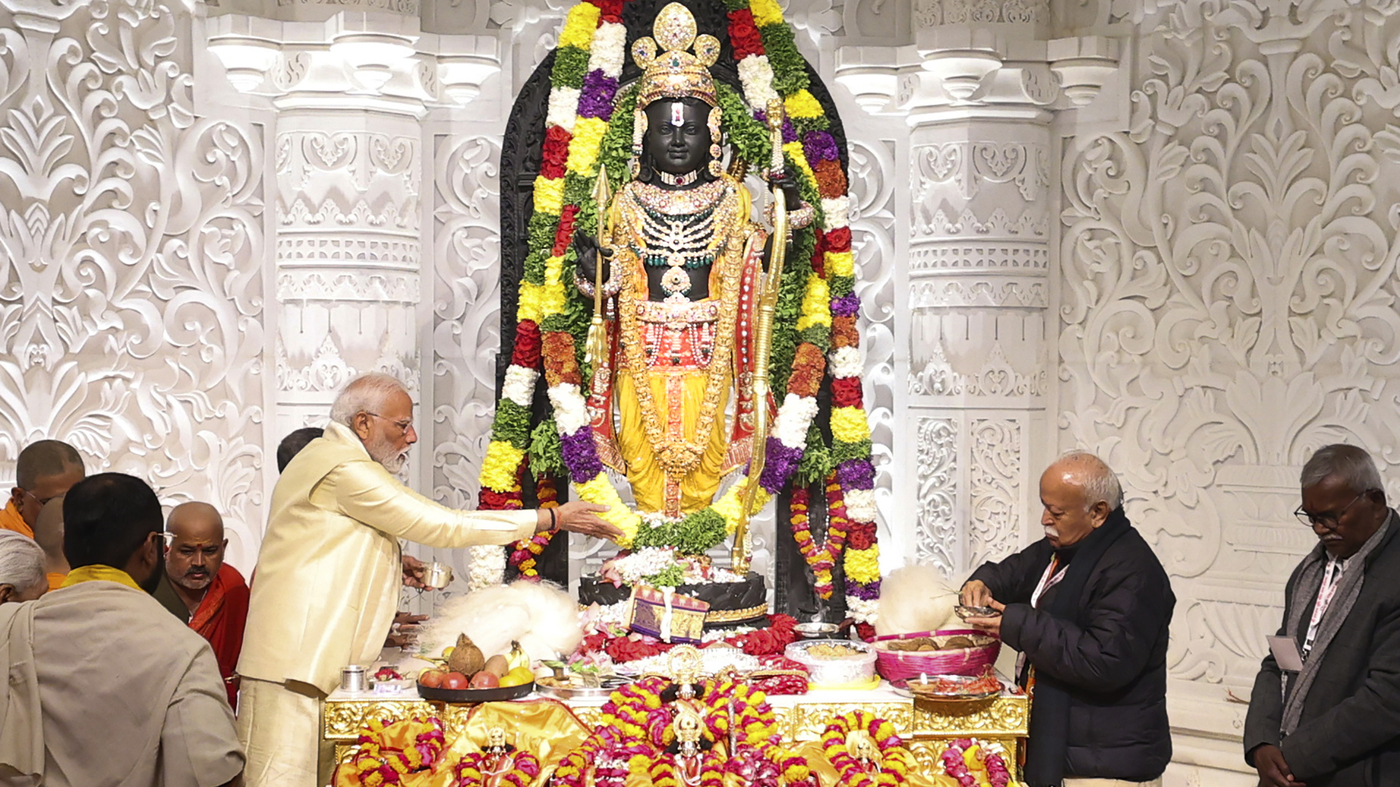 Featured image for "Modi Unveils Vision of Hindu India with Ayodhya Ram Temple Inauguration"