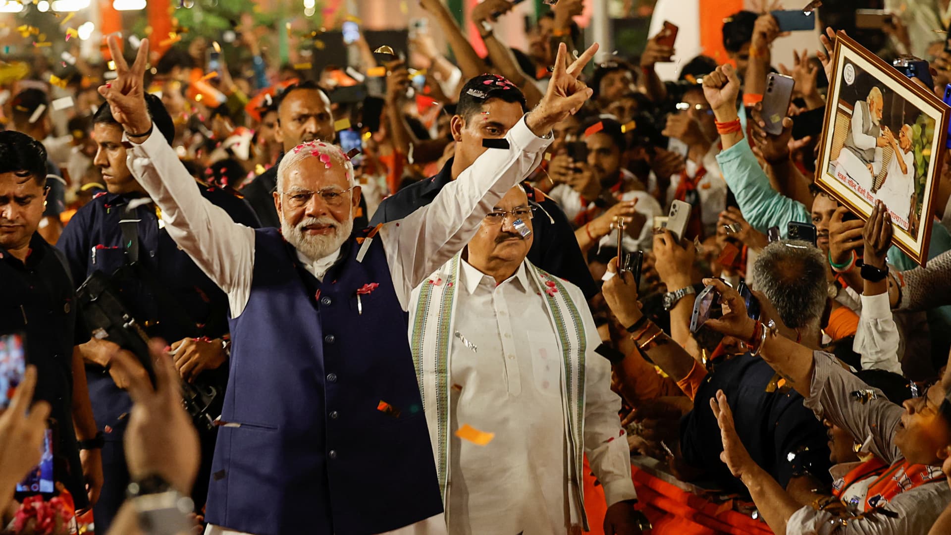Featured image for Modi Faces Setback as India's 2024 Election Results Unfold