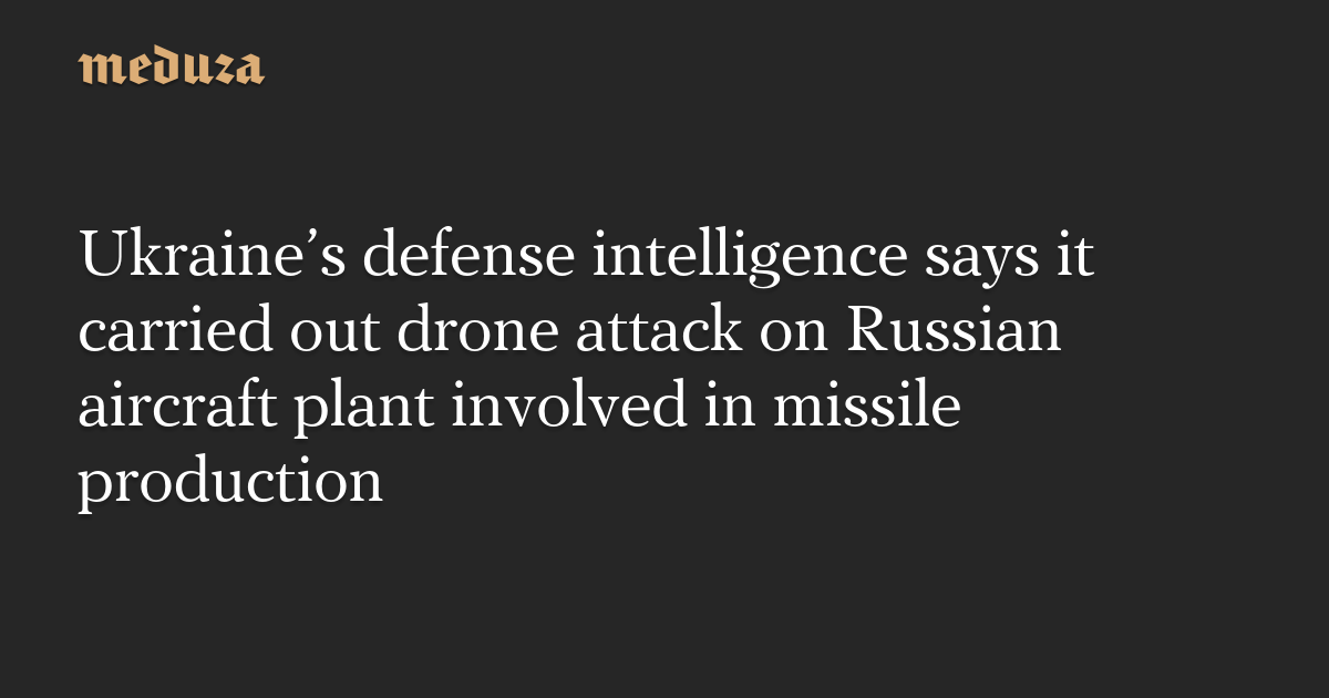 Featured image for Ukraine Strikes Russian Missile Factory with Drones