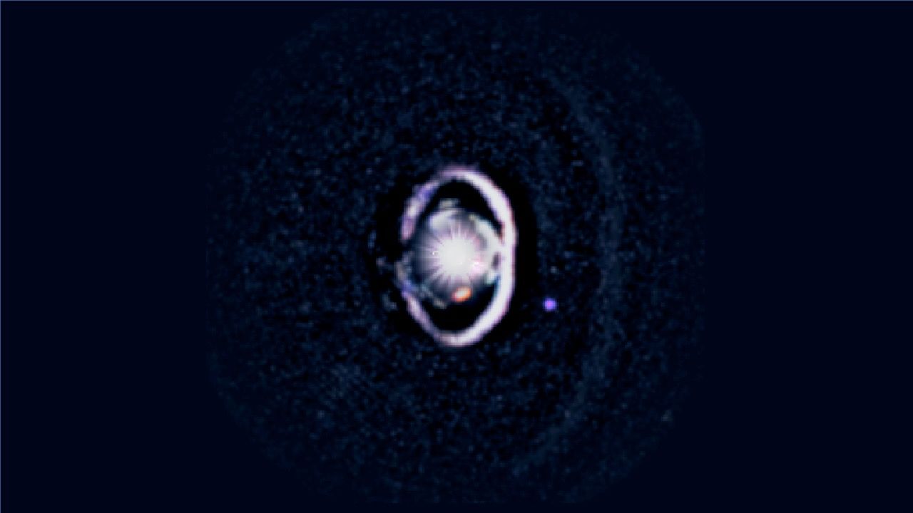 Featured image for First Real-Time Image of a Baby Exoplanet Forming