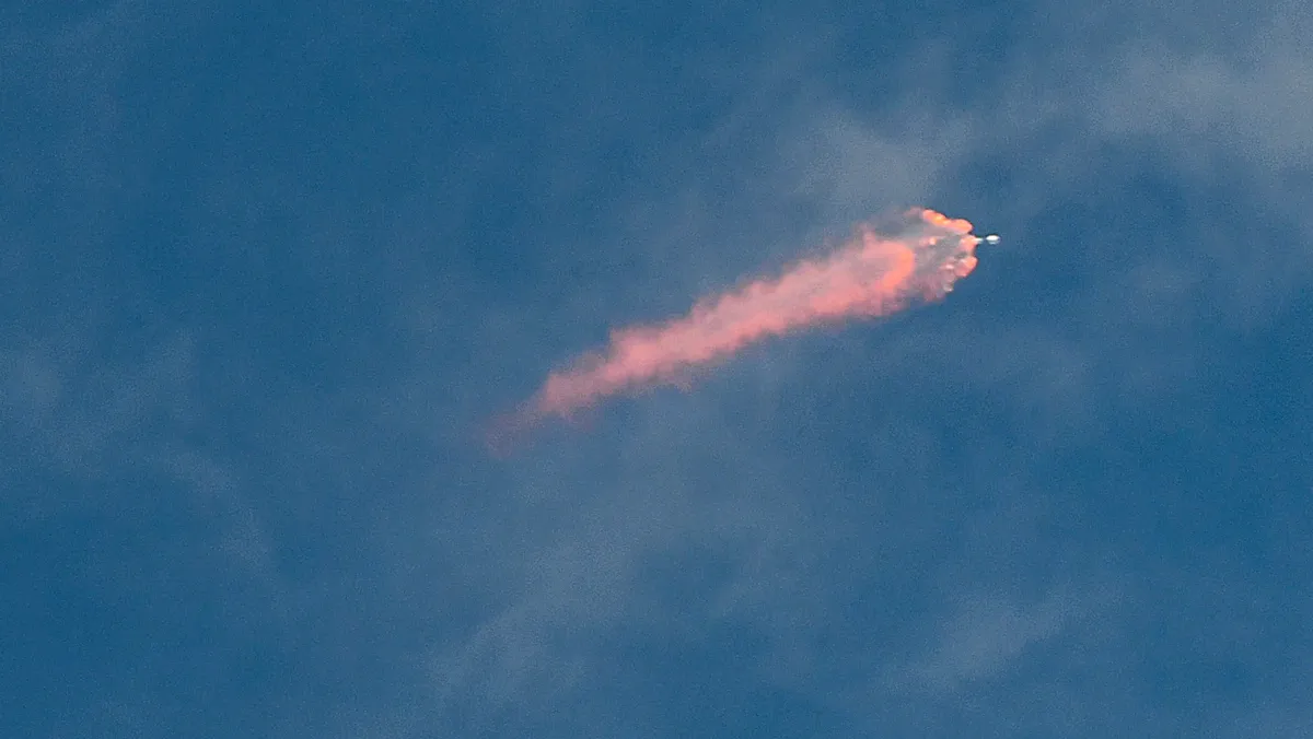 "SpaceX Launches Indonesian Communications Satellite from Cape Canaveral"