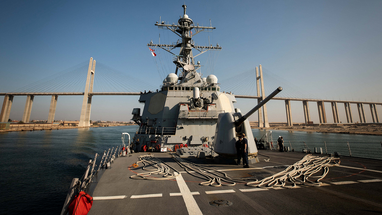 Featured image for "Houthis Escalate Conflict with US: Missile Attack on USS Carney Sparks Diplomatic Spat"