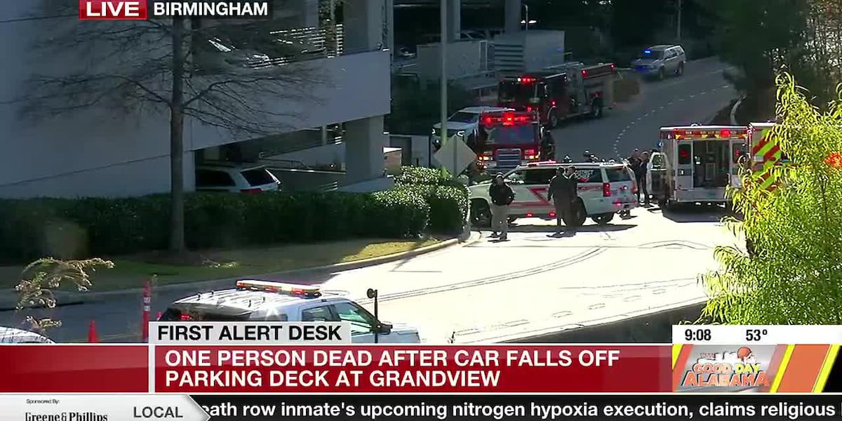 Fatal Accident: Vehicle Plunges from Grandview Medical Center Parking Deck