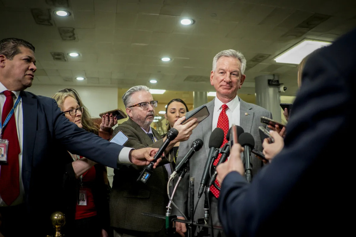 "Tuberville's Abortion Policy Blockade Jeopardizes Military Promotions"