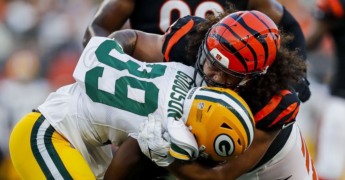 "Jay Tufele shines for Bengals, while Packers' depth chart sees major shifts"