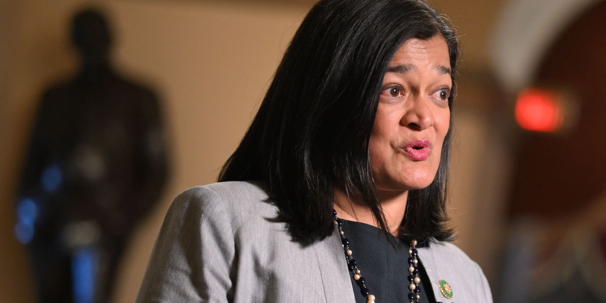 Featured image for "Rep. Jayapal Exposes U.S. Double Standard: Ukraine vs. Gaza"