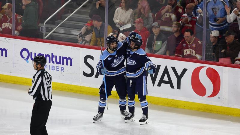 Featured image for Maine Upsets Denver with 5-2 Road Win