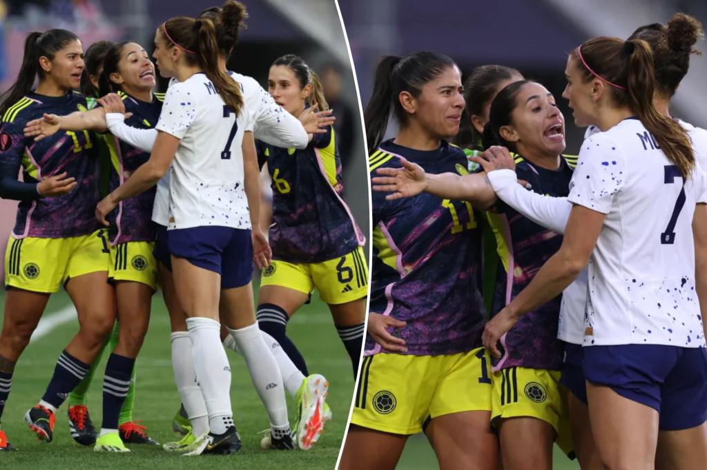 Featured image for "Alex Morgan's Impact in USWNT's Eventful Win Over Colombia"