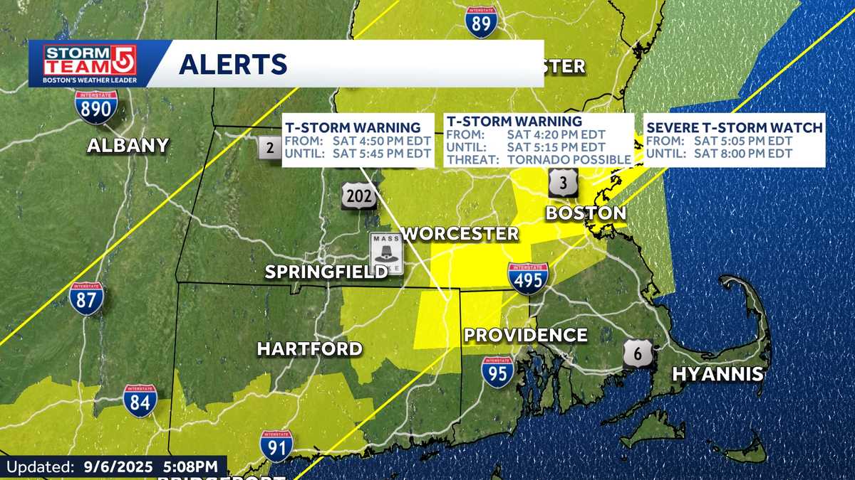 Featured image for Severe Weather Alerts Issued Across Northeast Amid Storm Threats