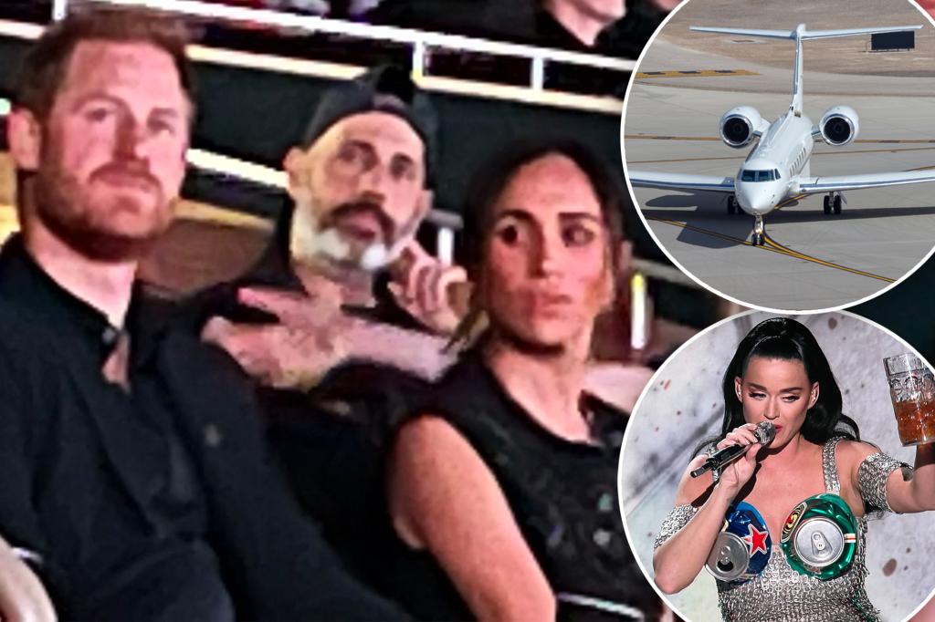 Royal Controversy: Harry and Meghan's Private Jet Scandal at Katy Perry Concert