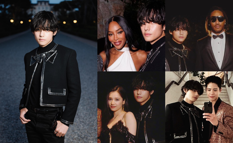 Featured image for K-Pop Stars V and Jennie Steal the Show at Cannes with Their Fashion and Music Hints