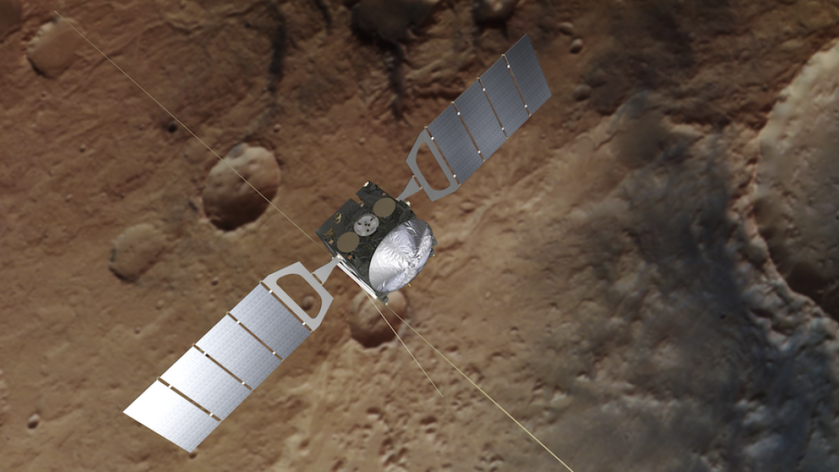 Featured image for "Stunning Views: Mars Spacecraft Captures Volcanoes, Noctis Labyrinthus, and Phobos Photobomb"