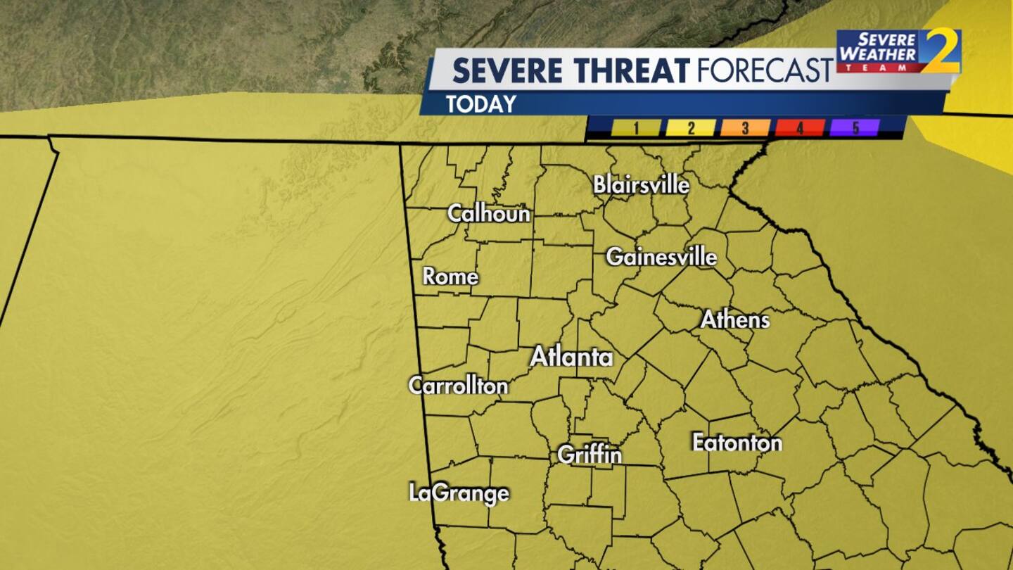 Featured image for "Stay Cool and Prepared: Weekend Heat and Thunderstorms Forecasted Across Georgia"