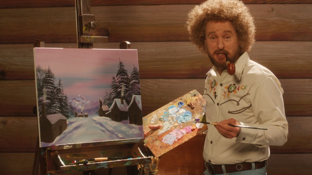 'Owen Wilson's 'Paint' Satire Takes on Toxic Masculinity with Bob Ross Twist'