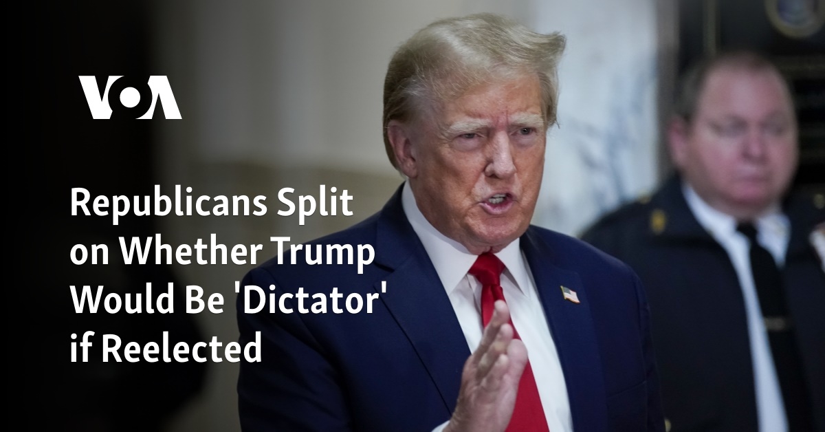 The Divided Republicans: Trump's Potential Dictatorship and Authoritarianism