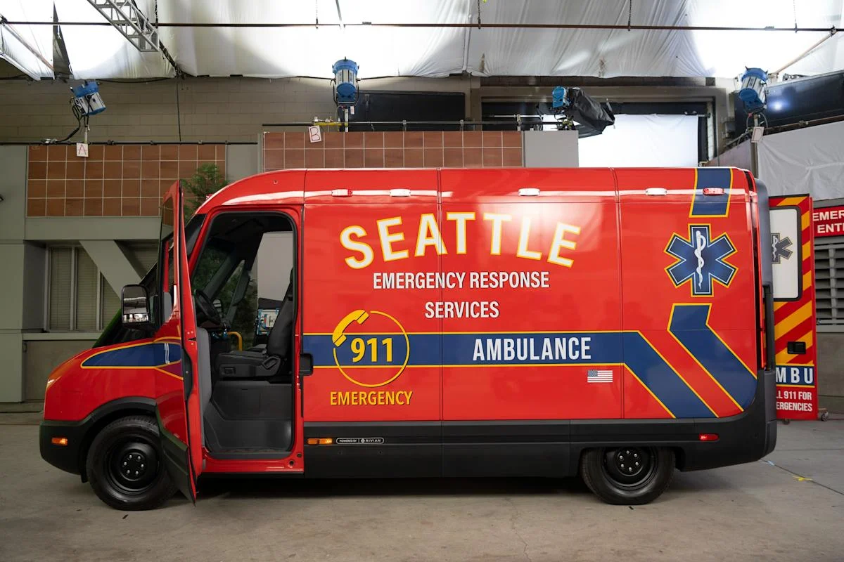 Rivian equips Grey's Anatomy with an electric on-set ambulance