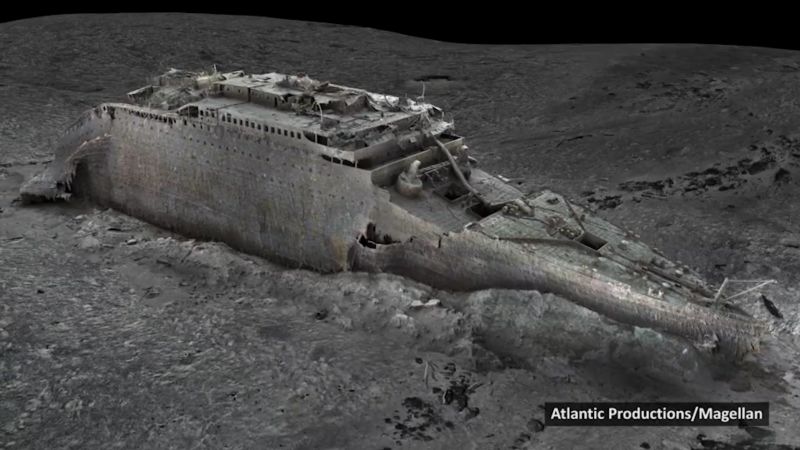 Featured image for Unprecedented Scans Reveal New View of Titanic Wreckage.