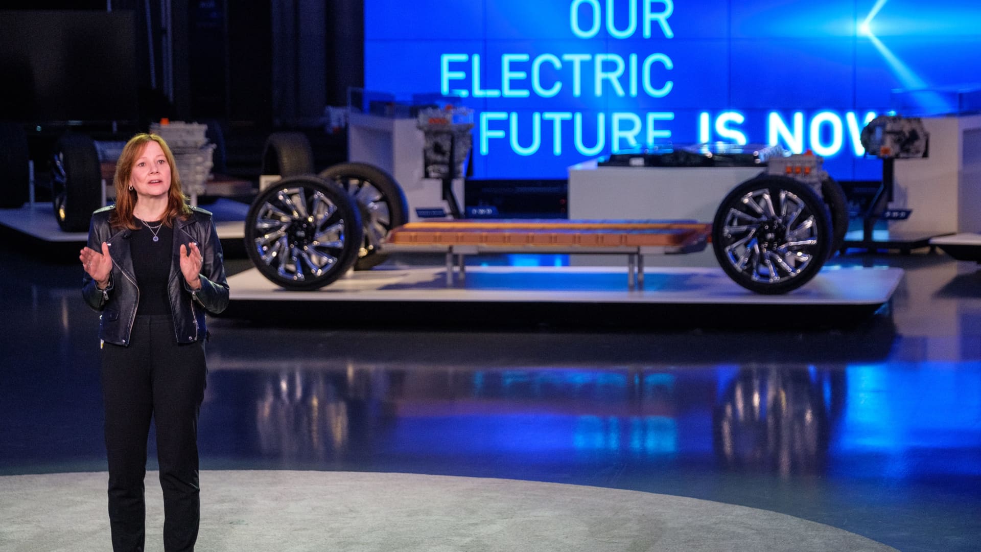 Featured image for "GM's 2025 EV Goals Uncertain After CEO Remarks"