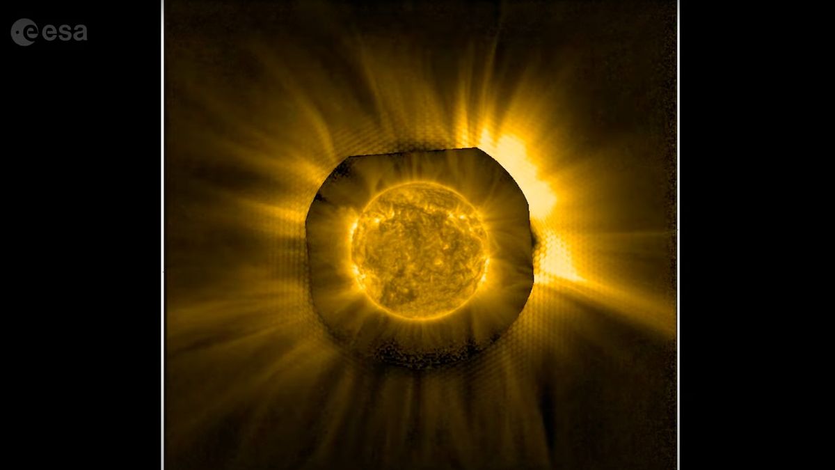 Unveiling the Sun's Explosive Corona in Unprecedented Space Photo