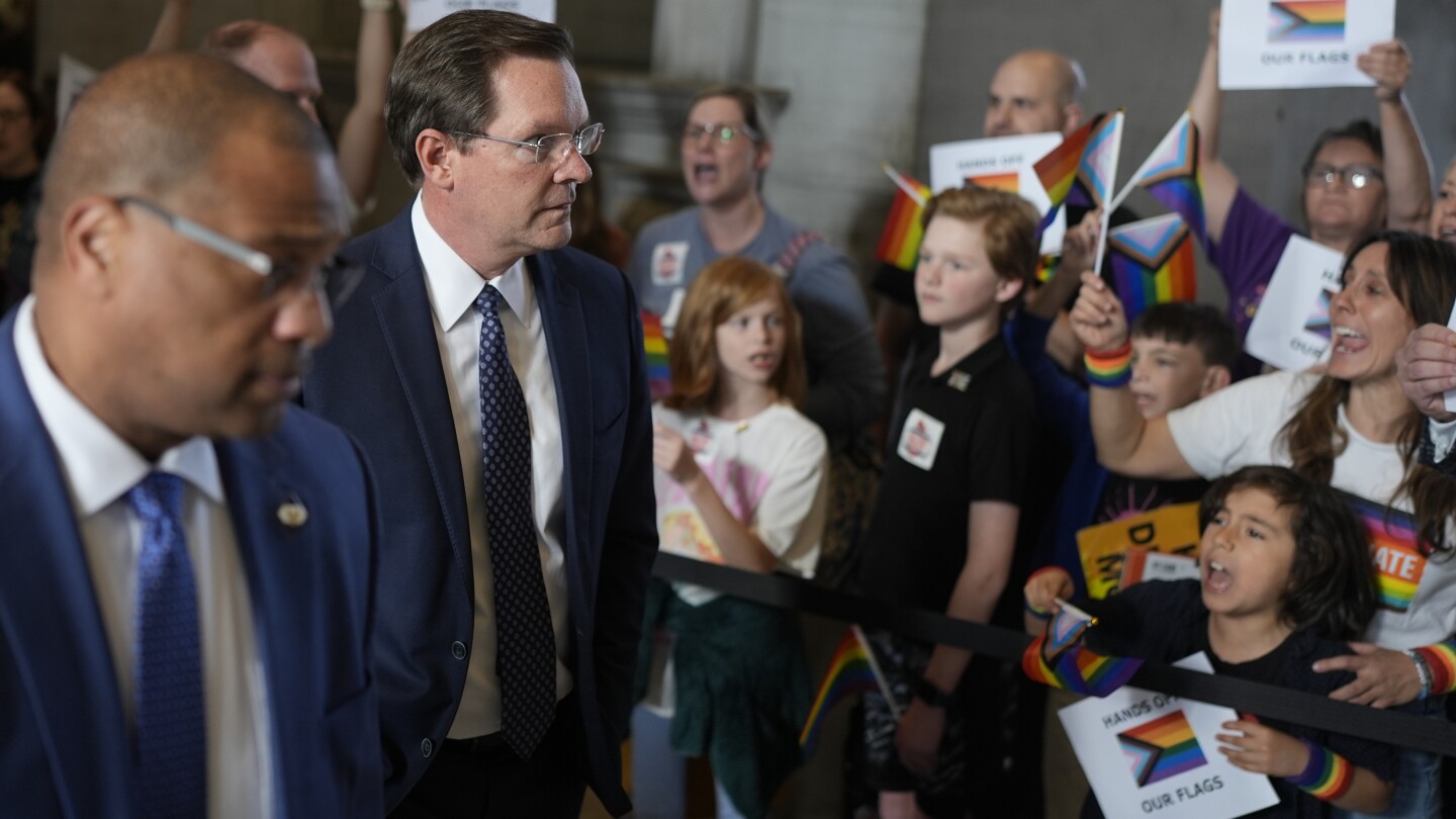 Featured image for Tennessee GOP lawmakers advance bill to ban pride flags in classrooms