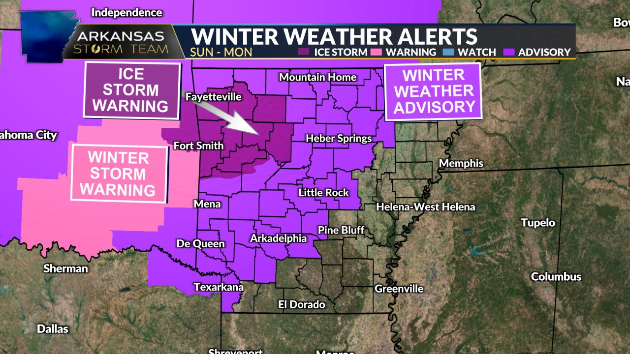 Featured image for "Arkansas Braces for Dangerous Ice Storm Threatening Monday Morning Commute"
