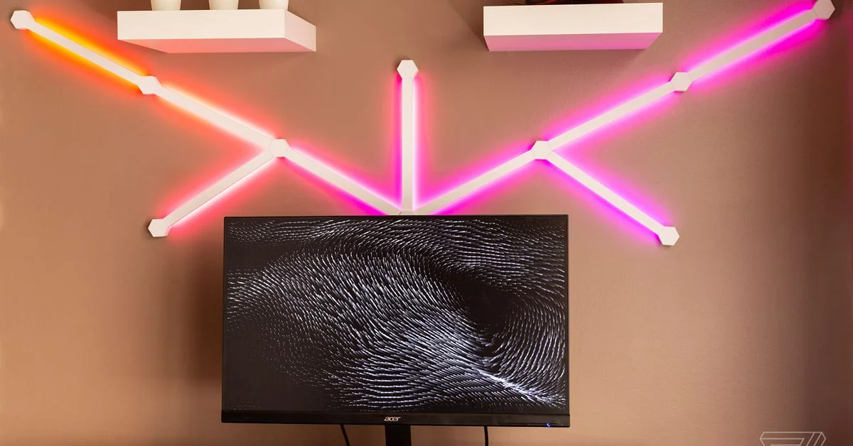 Transform Your Room into a Gamer's Paradise with $50 off Nanoleaf Lines