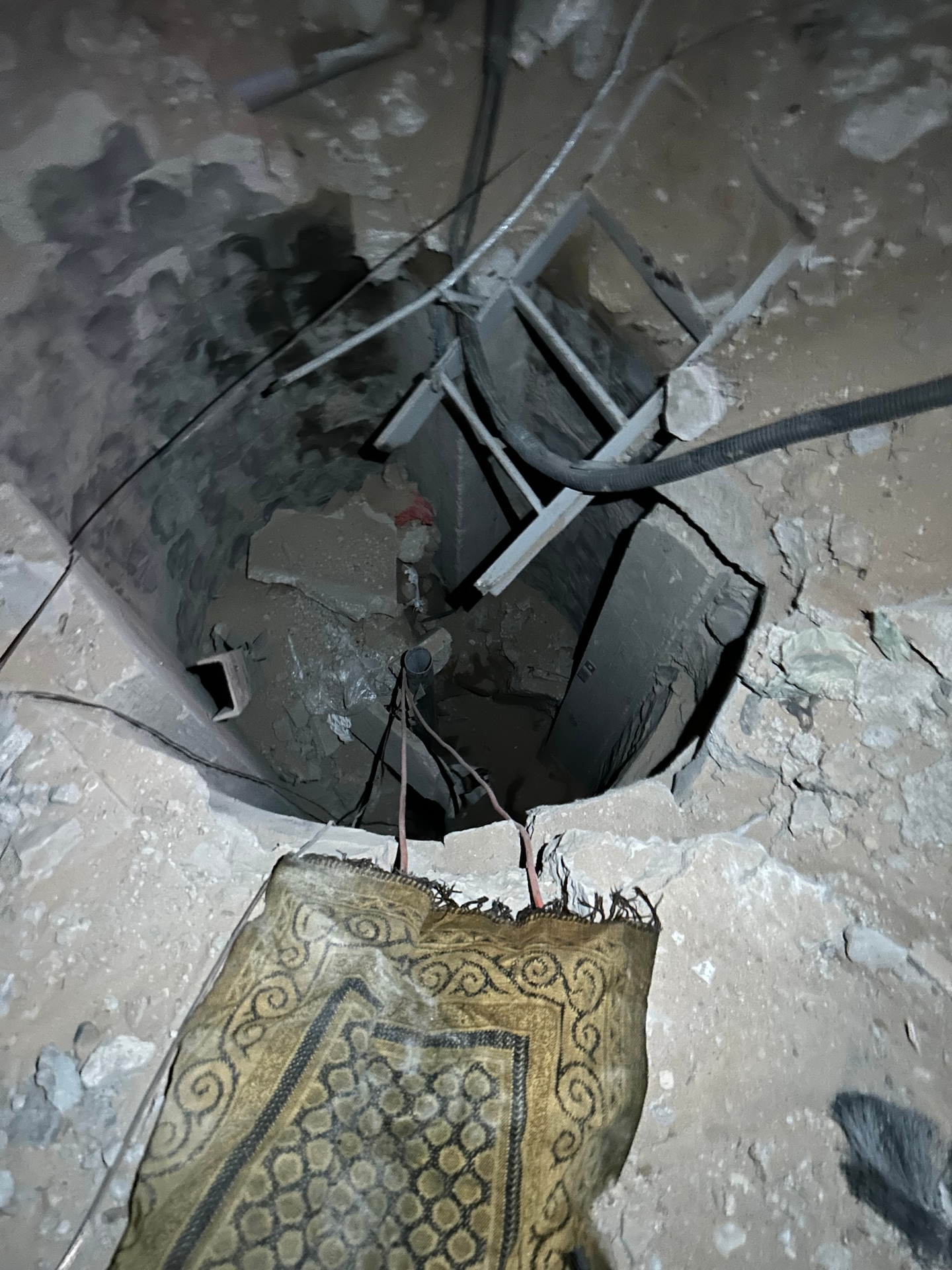 "Exploring the Devastated Landscape of Northern Gaza Under Moonlight"