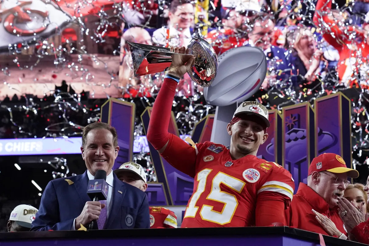 "Chiefs' Patrick Mahomes Leads Overtime Victory in Super Bowl 2024"