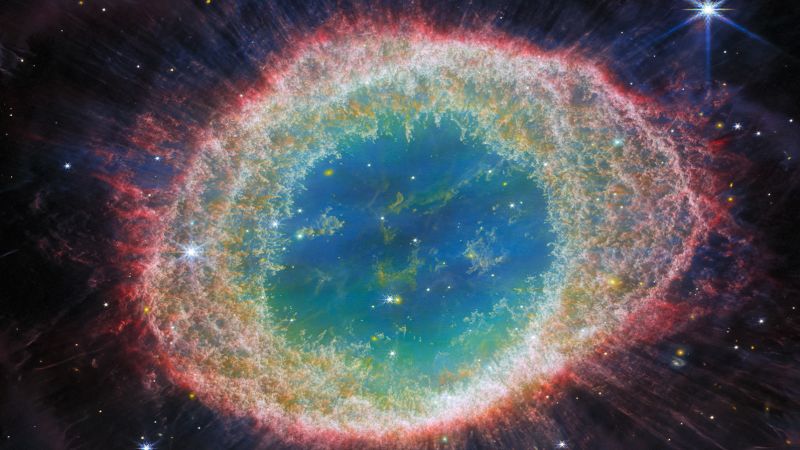 Featured image for "James Webb Space Telescope Unveils Stunning Images of the Colorful Ring Nebula"