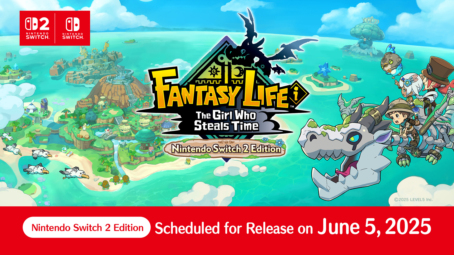 Featured image for Fantasy Life i Launches on Switch 2 with Free DLC and Upgrade Options