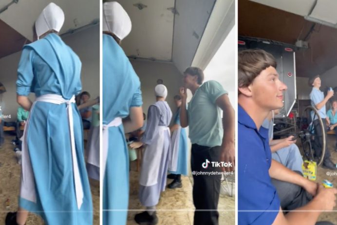 TikTok captivated by Amish Rumspringa party.