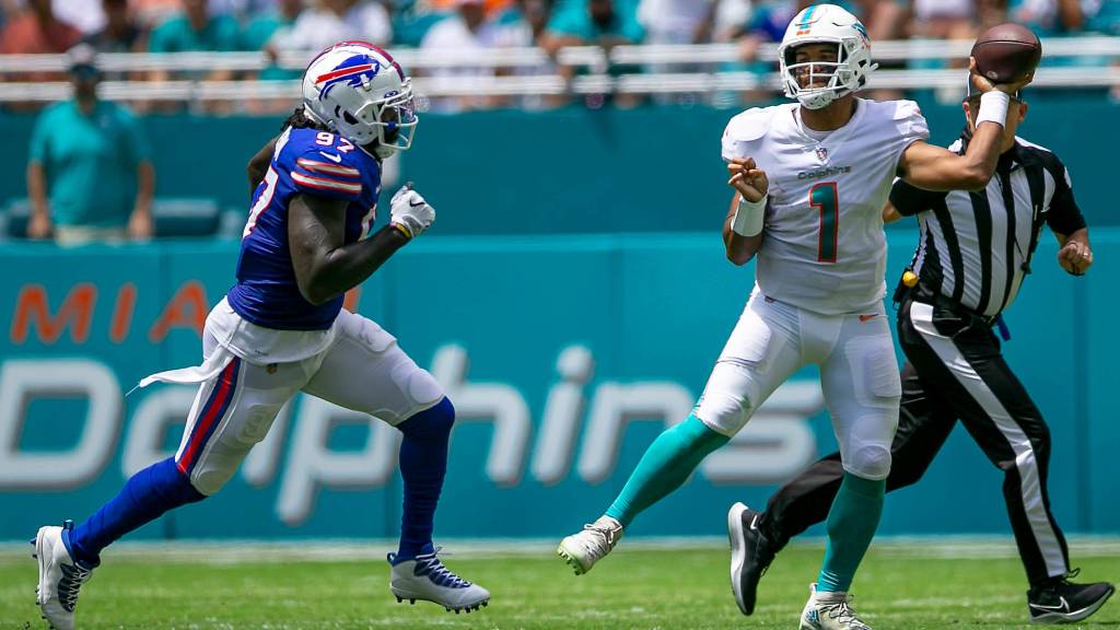 Featured image for Week 4 Showdown: Dolphins vs. Bills - Predictions, Broadcast Map, and Prop Bets
