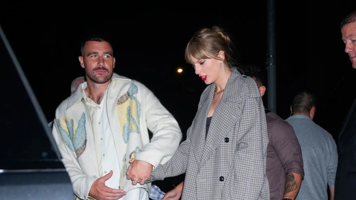 "Travis Kelce Takes Charge of Taylor Swift's Security, Sparks PDA-Filled Date Night"