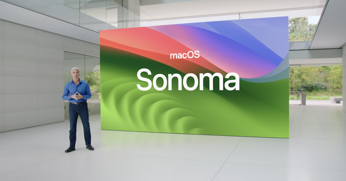"Apple Unveils macOS Sonoma with Enhanced Widget and Screensaver Features"